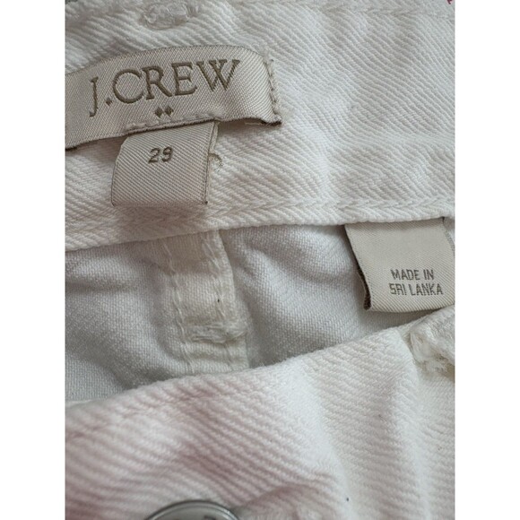 J Crew Sz 28 White Wash Distressed Women’s Mid Rise Jeans Fairy Summer Classic - Picture 11 of 11